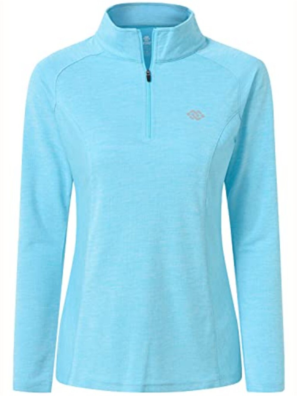 Women's Long Sleeve Golf Polo Shirt UPF 50+ Quarter Zip Pullover Activewear